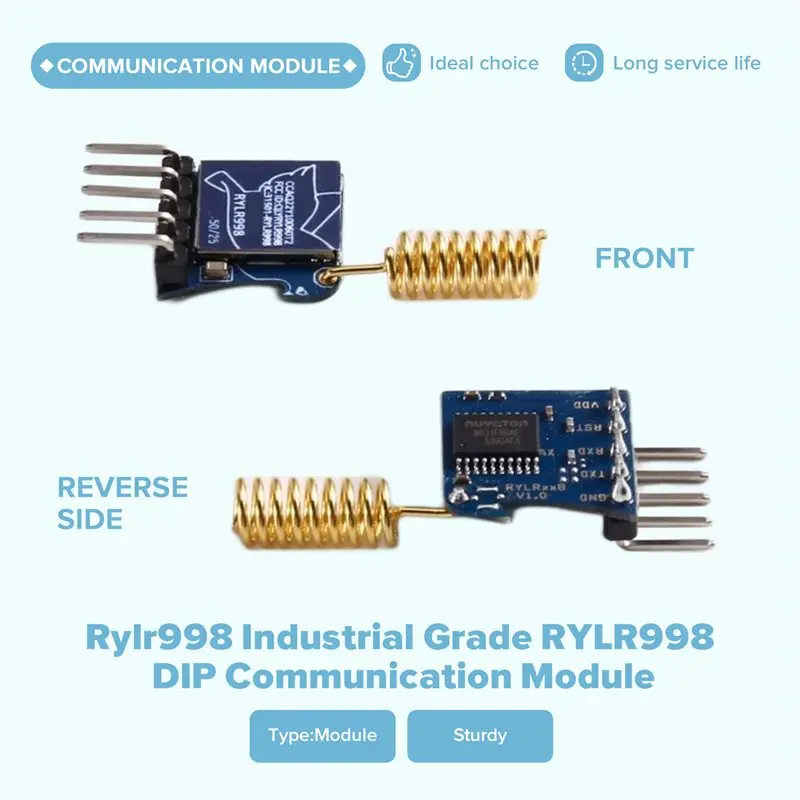 AA60-산업용 등급 RYLR998 Lora 모듈 DIP 통신 모듈 100% 새로운 전자 액세서리