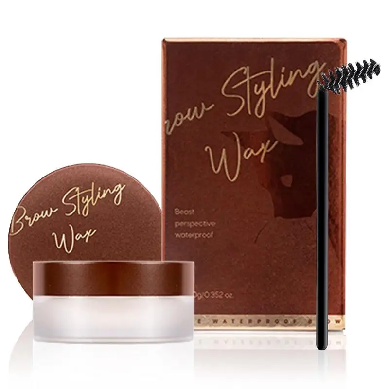 

Sdotter Eyebrow Styling Gel Brows Wax Sculpt Soap Waterproof Long-Lasting 3D Feathery Wild Brow Styling Easy To Wear Makeup Eyeb