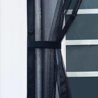 DTGJ Magnetic Door Screen,Black Side Door Magnetic Mosquito Net,Insect Proof Flight,Summer and Kitchen Indoor Invisible Net 4