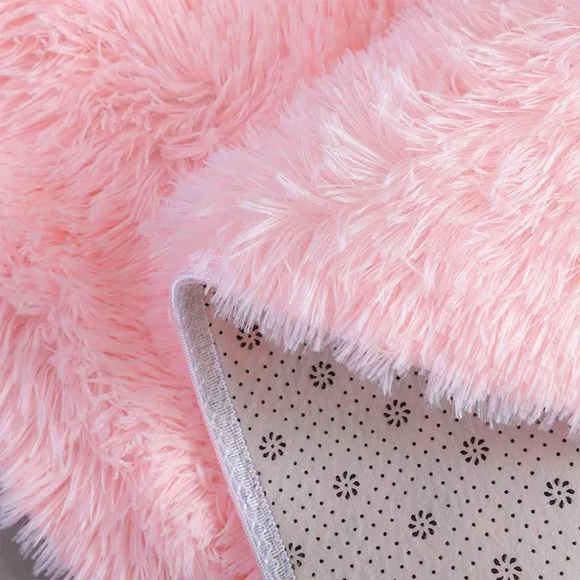 Tapis de chambre à coucher rose pour chambre d'enfant, tapis doux de sol pour filles mignonnes, décoration de salon, grands tapis de chevet blancs moelleux pour enfants 4 Tapis de chambre à coucher rose pour chambre d'enfant, tapis doux de sol pour filles mignonnes, décoration de salon, grands tapis de chevet blancs moelleux pour enfants 4