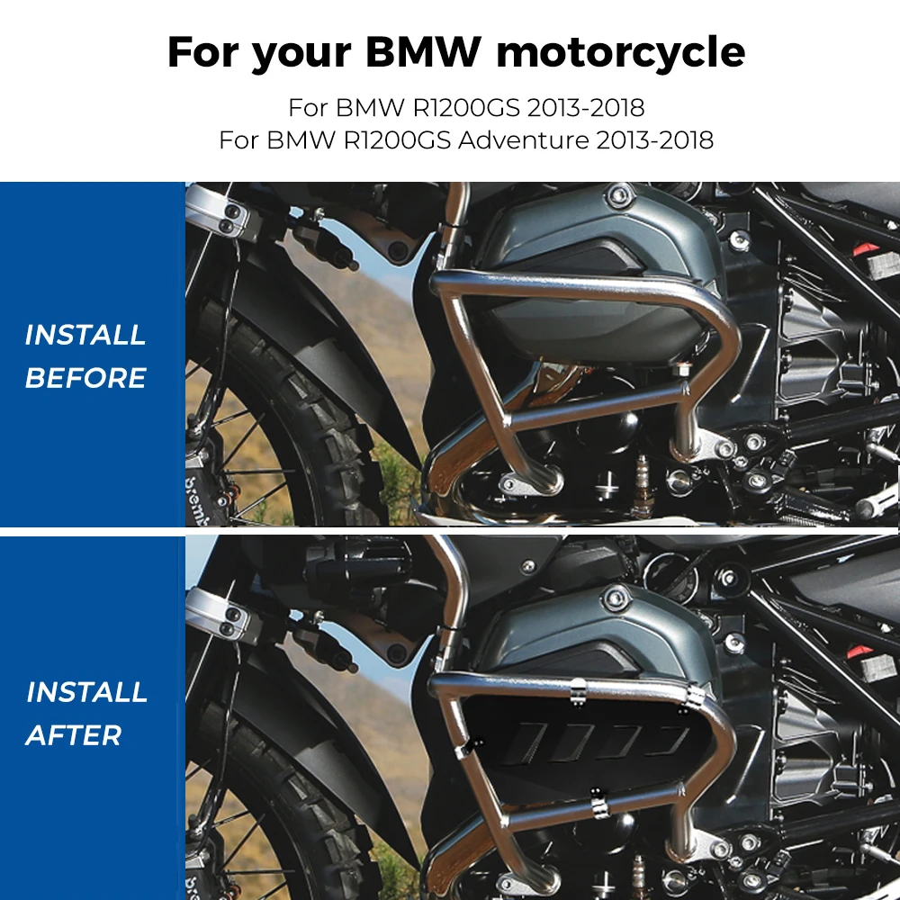 R1200GS Cylinder Head Guards Protector Cover For BMW R 1200 GS LC ADV 1200GS R1200 GS Adventure Engine Guards 2013-motorcycle engine cover engine cover protector engine guard