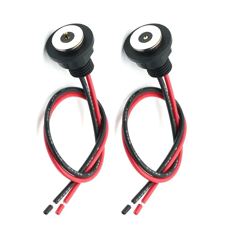 Description Picture 6 of item10-15A Threaded Waterproof Magnetic Connector Power Charging Cable USB Magnetic Suction Contact Male and Female Plug Terminal