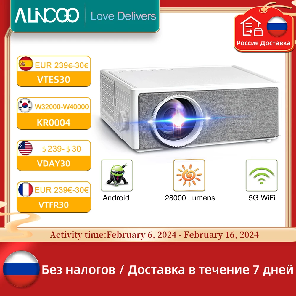 2024-Alincoo-New-1080P-E700-Pro-Full-HD-Projector-4k-28000-Lumens-Beam ...