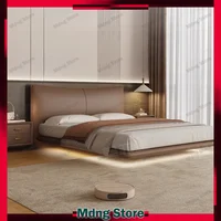 Lit de rangement pour adolescents, chambre à coucher, esthétique, moderne, Queen Size, salon, rembourrage, tables de nuit, décoration de la maison 1