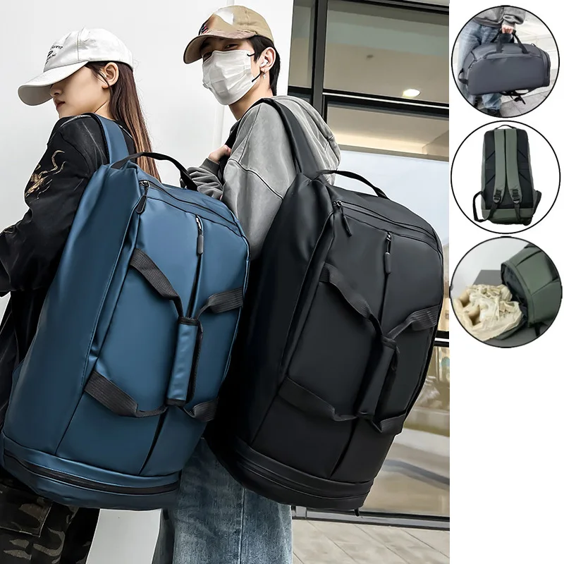 Nylon Sport Duffel Backpack for Men Women Gym Fitness Travel