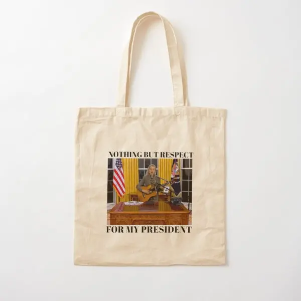 

Phoebe Bridgers Is My President Cotton Canvas Bag Handbag Designer Reusable Grocery Women Unisex Printed Foldable Travel Fabric