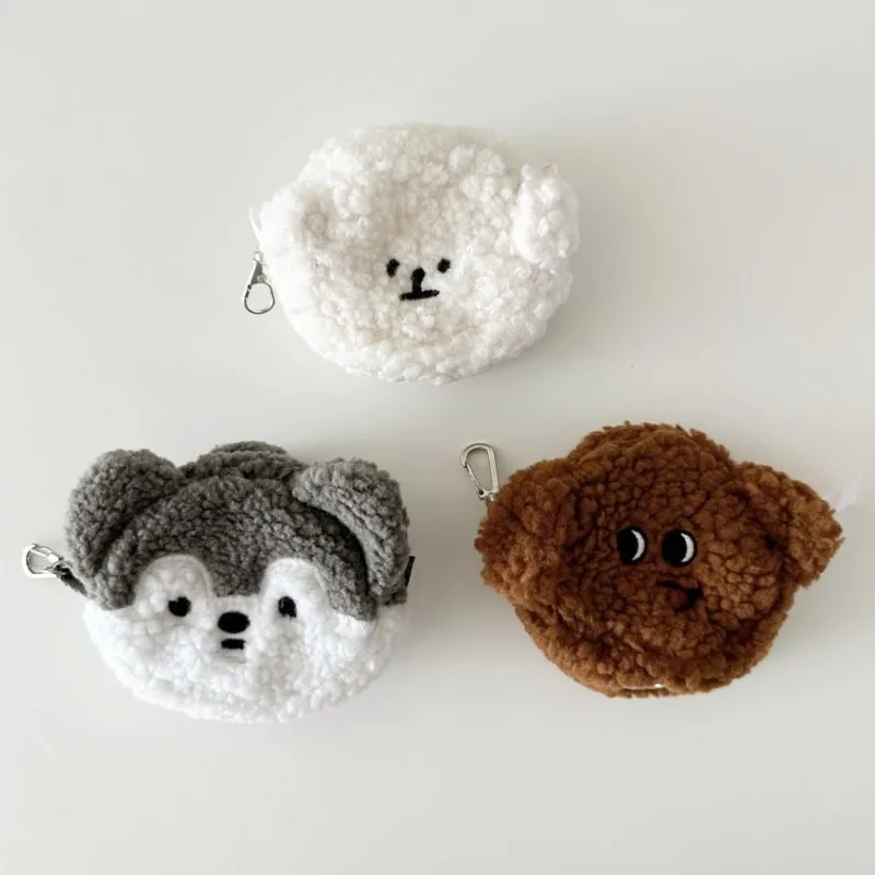 

Puppy Ins Cute Plush Dog Walking Poop Bag Shovel Poop Pet Waste Distribution Storage Bag Teddy Dog Accessories For Small Dogs