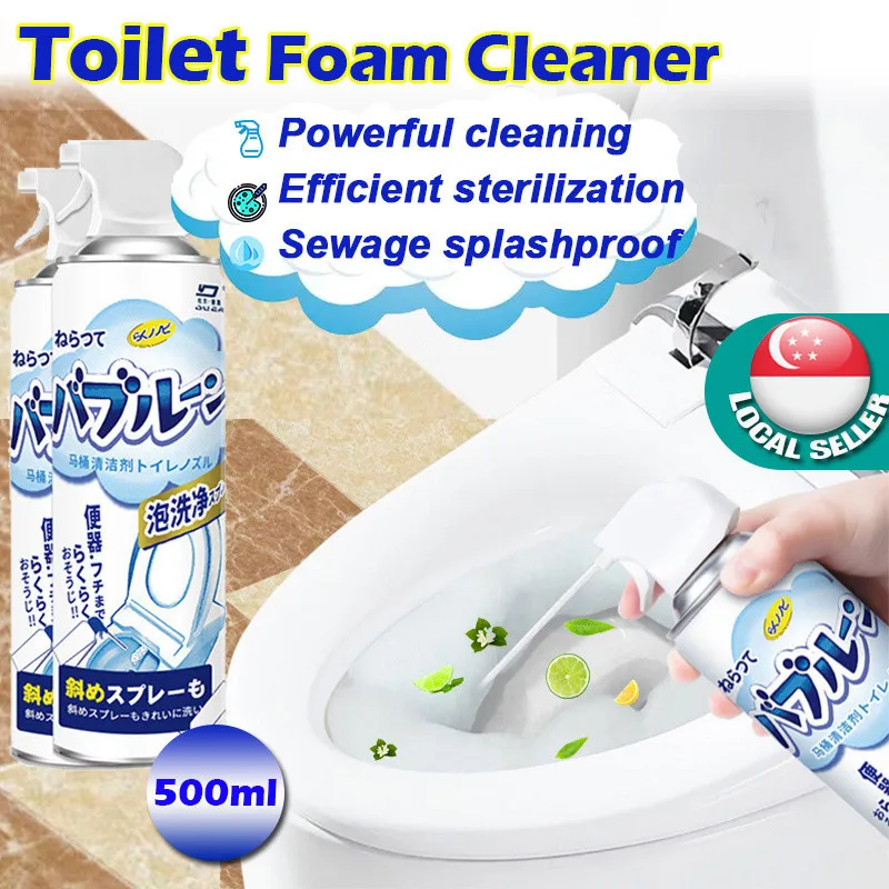 

[in STOCK] Toilet Cleaner Toilet Foam 99.9% Anti-Bacterial/ Toilet bowl cleaner/Lemon Toilet Bidet cleaner/Bathroom clea