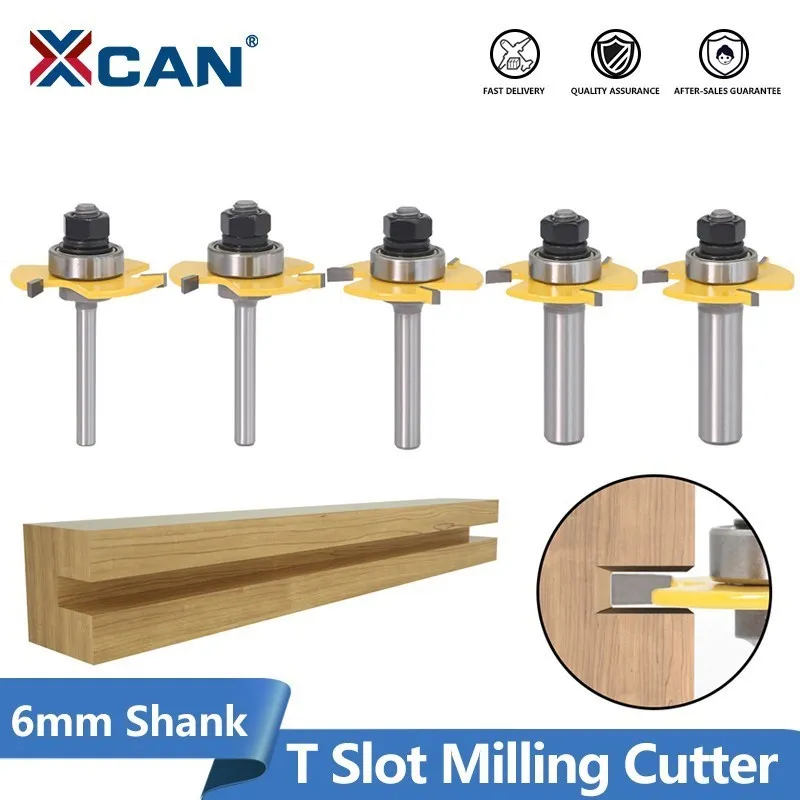 Frese Per Cucina TCT 4 Pezzi TE170: Kit Frese Per Piani In Laminato Con Gambo 1/4 E 1/2 Pollice - 3