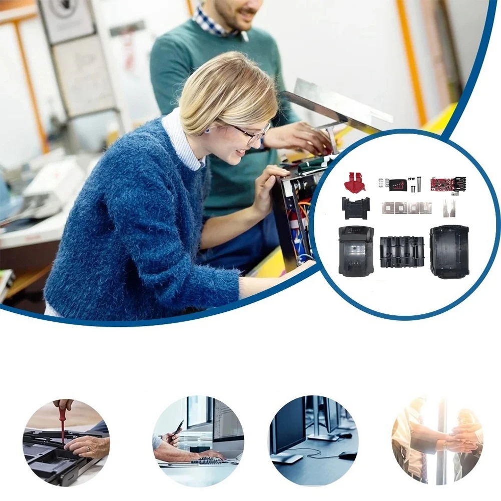 밀워키 M18 10용 배터리 케이스 + PCB 충전 회로 기판 핫 세일 도구 보드 키트