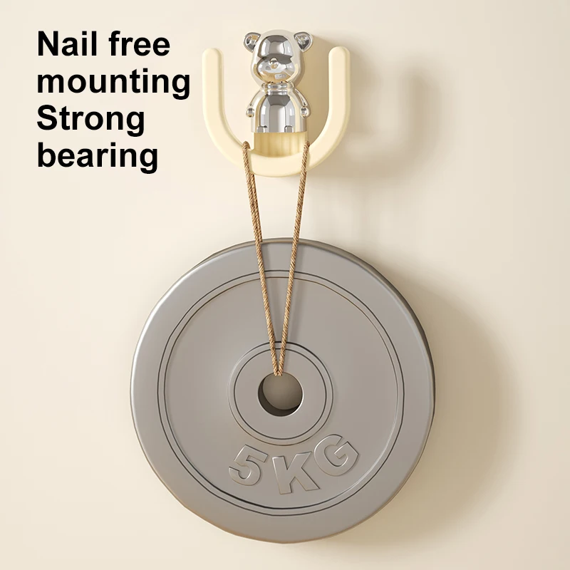Bathroom Adhesive Wall-Mounted Storage Hooks