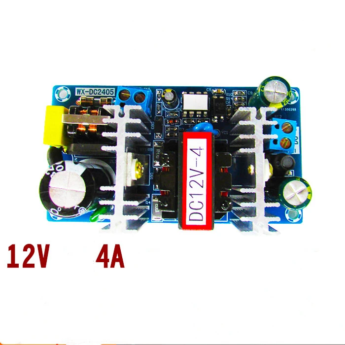 AC 100-240V to DC12V 4A  switching power supply module AC-DC
