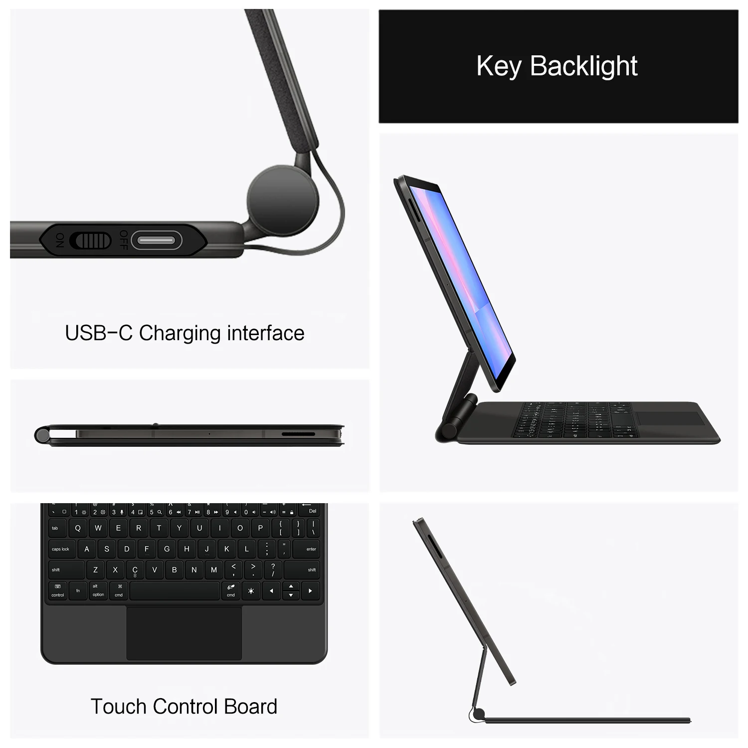 Enhanced Multi-touch Backlit Smart Cover Folio