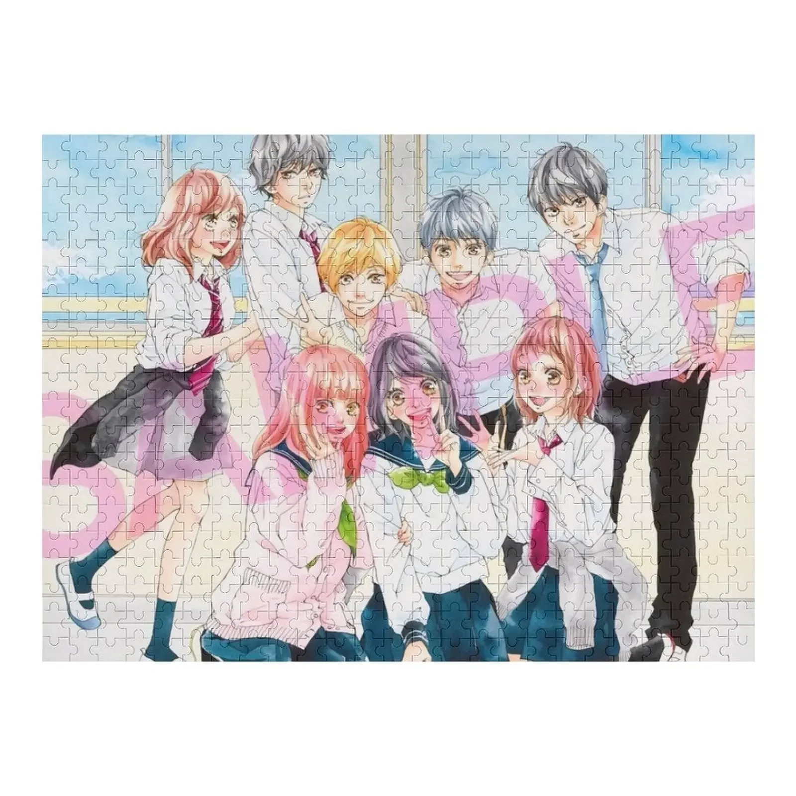 Ao Haru Ride Blue Spring Ride All Characters Jigsaw Puzzle Children Personalised Personalized Baby Toy Puzzle 4evergr8ful jimmie johnson 2020 final ride jigsaw puzzle custom gift picture custom wood puzzle