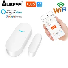 

Tuya Smart WiFi Door Sensor Door Open / Closed Detectors WiFi App Notification Alert/Sound Security Alarm With Alexa Google Home