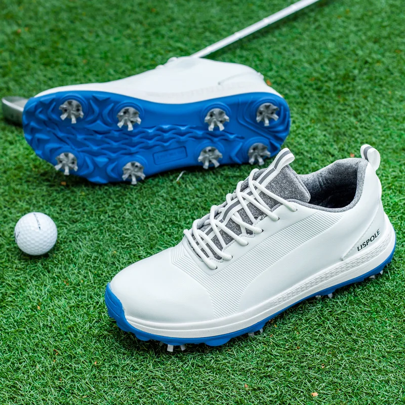 

Men's Lace Up Golf Shoes Comfort Golf Training Shoes Men's Outdoor Walking Shoes Suitable for Golf Players Walking Shoes Men