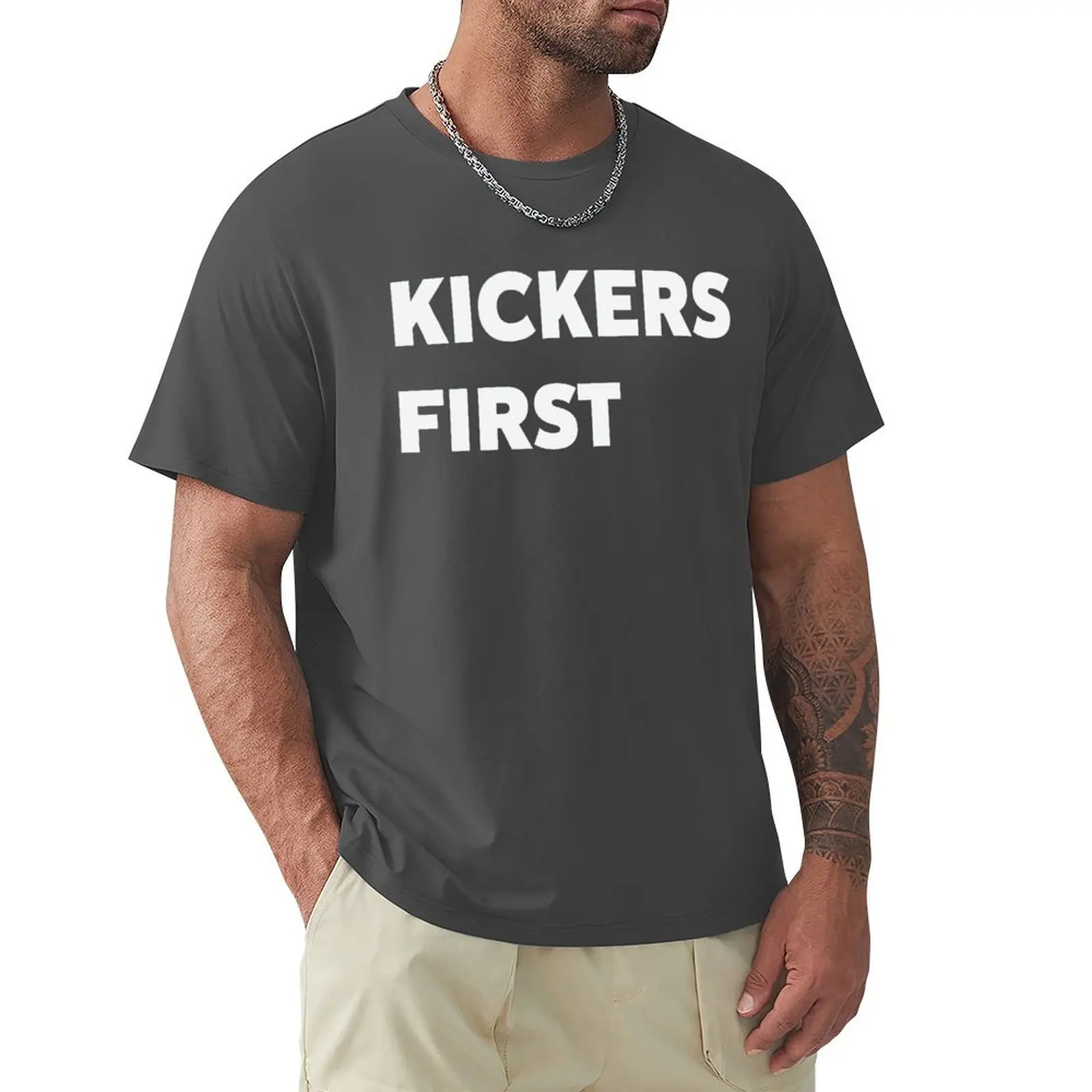 

Kickers First Fantasy League Football Season Design T-Shirt tees funnys Men's t-shirts