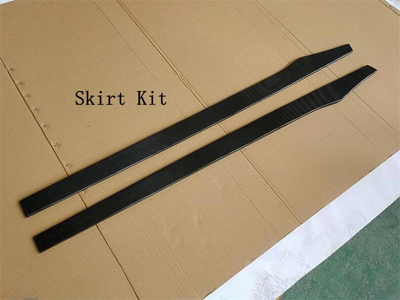 For Porsche Boxster 981 2013-2016 Real Carbon Fiber Front Lip Rear Diffuser Body Side Skirt Kit Vent Cover Trunk Spoiler Refits - - Racext 27