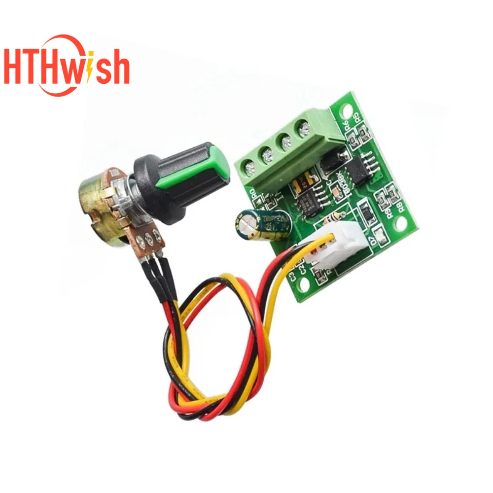 DC Motor Regulator Control Module Low Voltage 1.8V to 15V 2A PWM Motor Speed Controller Automatic
