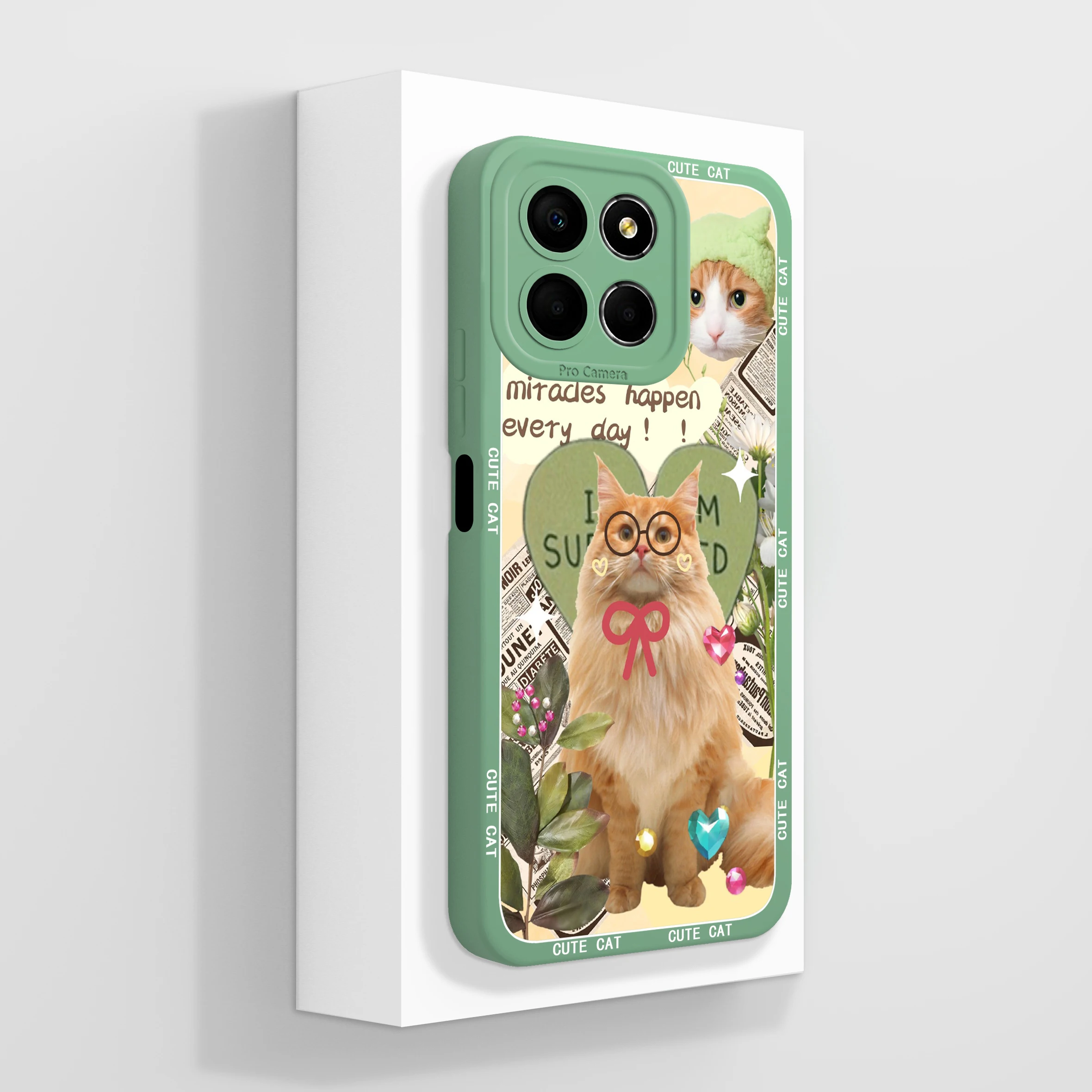 Cute Cartoon Animal Pattern Soft Silicone Shockproof Phone Case Housing