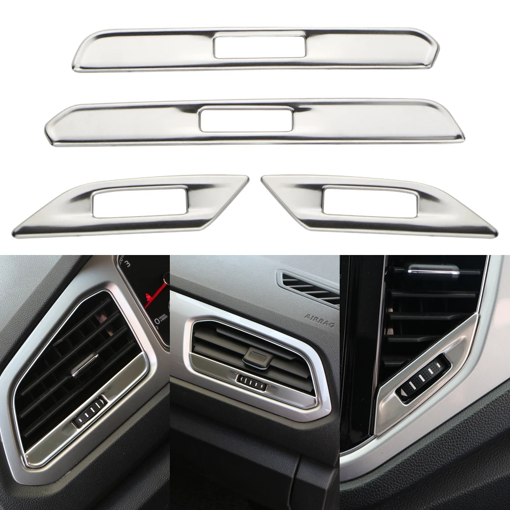 Rejillas De Ventilación Y Molduras Puerta Range Rover Evoque L538 - 4 Piezas, ABS+PC, Negro Brillante, 2012-2018