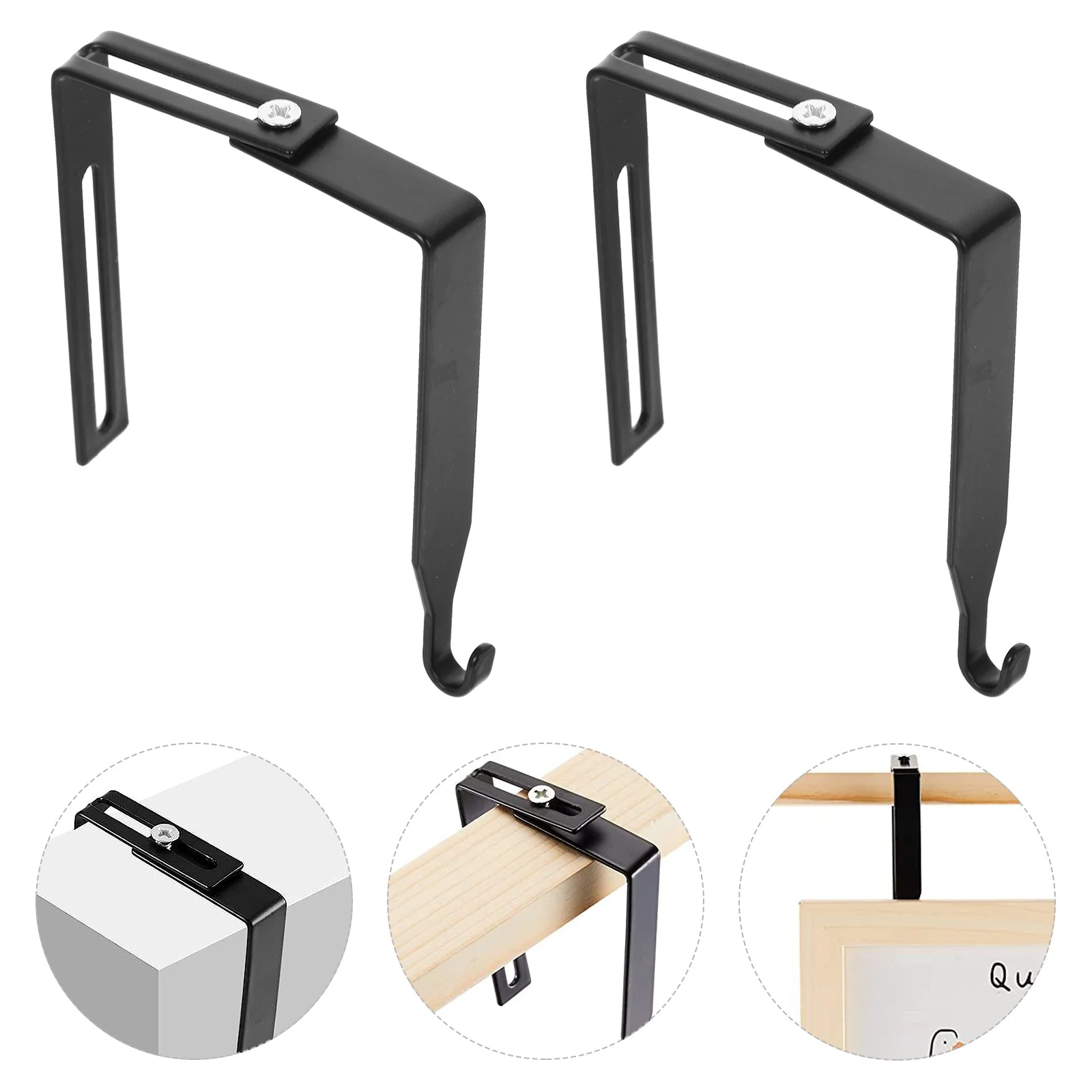 5 Pcs Hook up Hooks For Hanging Hangers Small Back Door Home Iron Clothes Multipurpose Adjustable Cubicle storage hook