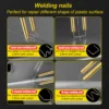 Mini Plastic Welding Machine 100W Hot Stapler Bumper Repair Kit Soldering Iron For Plastic Repair Car Bumper Repair Welding Gun 6