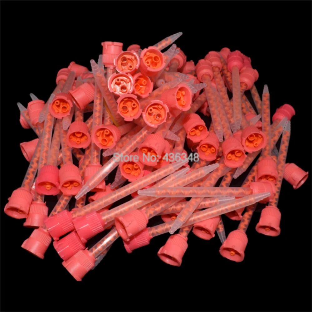 

100 шт., насадки для смесителя эпоксидной смолы, 16 элементов