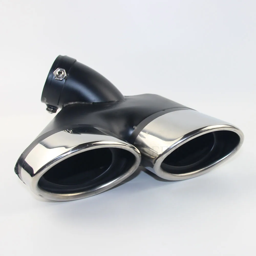Car accessories Stainless steel exhaust pipe tail throat bilateral four-out muffler suitable for Mercedes-Benz W211 E260 E240