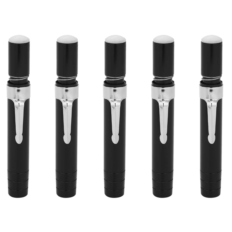 

5 Pcs Black Aluminum Alloy Chalk Keeper Holder (Black)