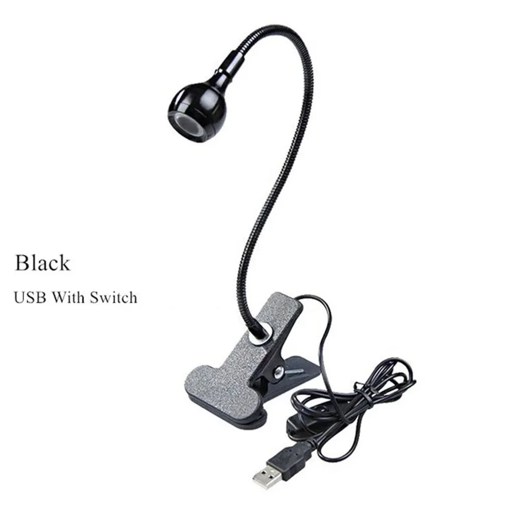 Led Metal Clip Lamp Creative USB Metal Hose Eye Lamp Bedroom Bedside Reading