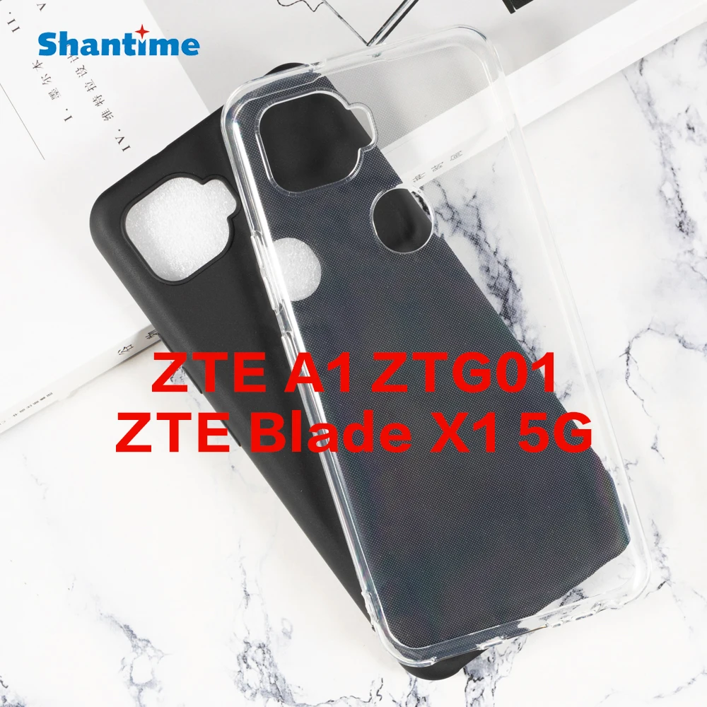 Чехол-накладка для ZTE A1, ZTG01, силиконовый, мягкий, ТПУ, ZTE Blade X1 5G