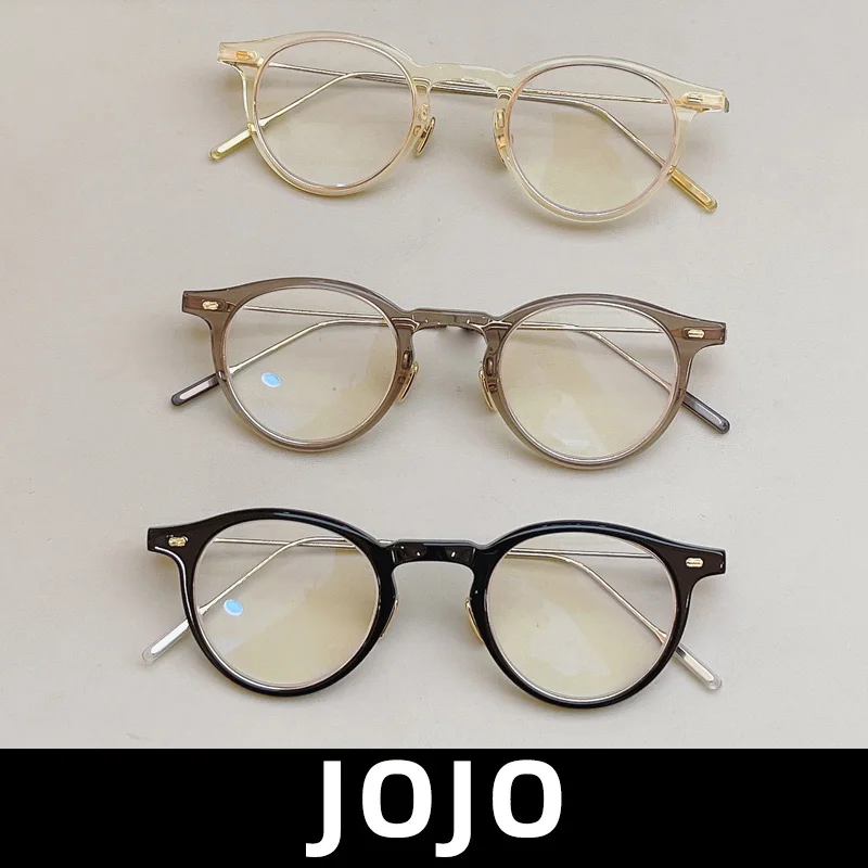 

Jojo Optical EyeGlasses Titanium Cat Eye Frames For Small Face Women Men Myopia Prescription glasses Luxury Designer Brand Korea