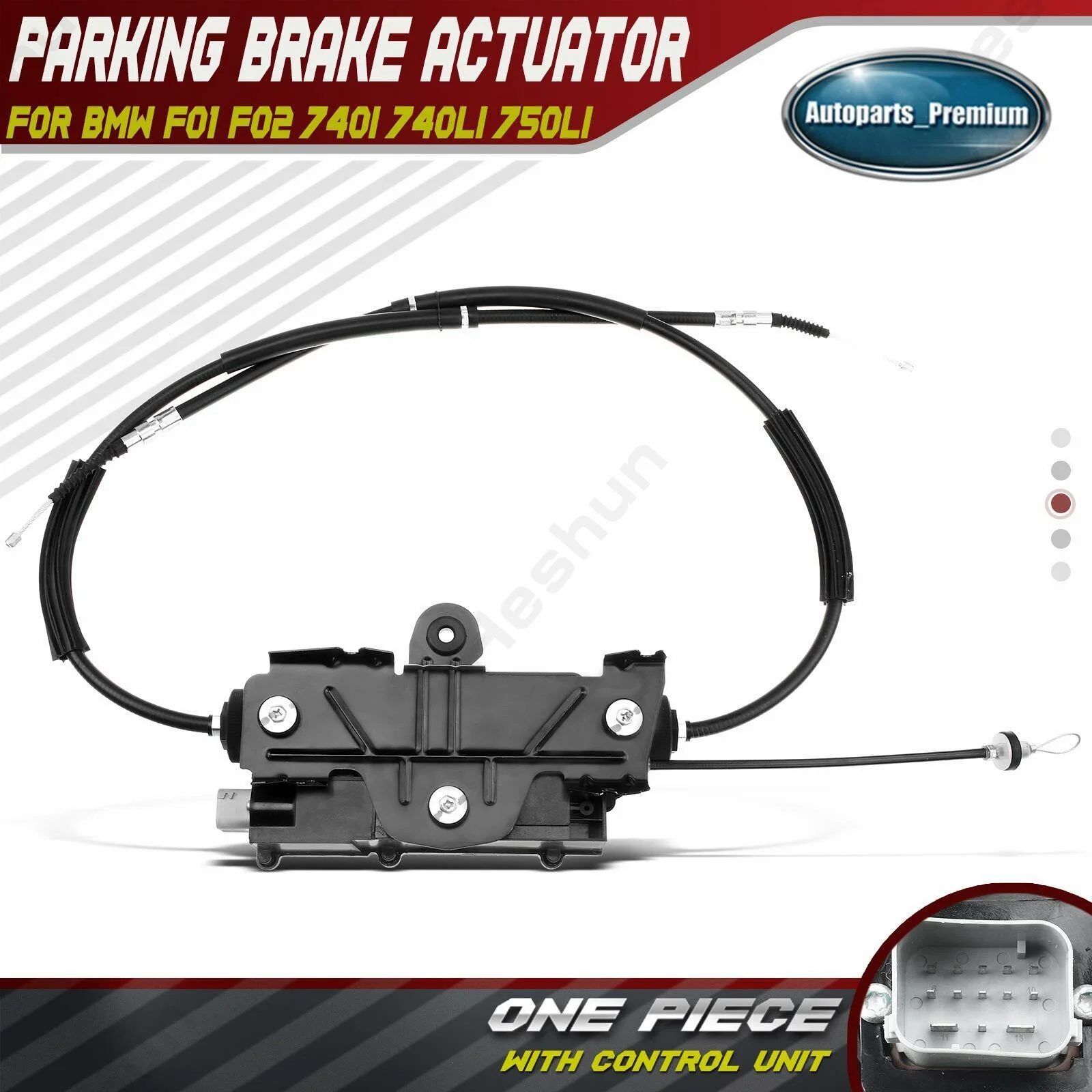 Parking Brake Actuator w/Control Unit Electronic Parking Brake Assembly Compatible For BMW 7 Seri F01 F02 740i 740Li 750Li 760Li