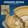 3D Puzzle The Roman Colosseum Model Kits 131 Pieces Italian Architecture Building Gifts for Adults Kids, Home Decor 3