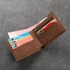 New Fashionable Vertical Retro 2% Off Multi Card Slot Wallet Matte Multi functional Leisure Multi card Slot carbon wallet men 4