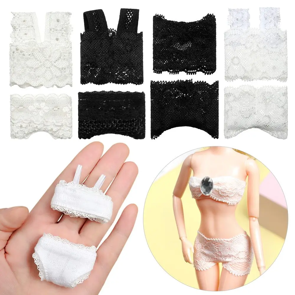 

1 Set Sexy Doll Underwear Lace Homewear Pajamas Bra Dress Lingerie Collocation Sexy Lingerie DIY Clothing Set Dolls Accessories