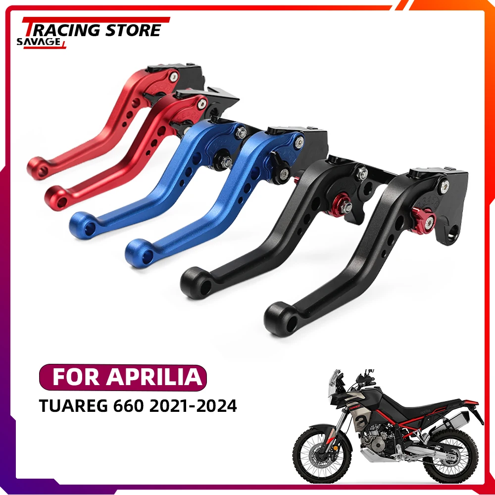 

2024 Tuareg 660 Short Brake Clutch Levers Handles Adjustable For Aprilia Tuareg 660 2021-2024 CNC Control Motorcycle Accessories