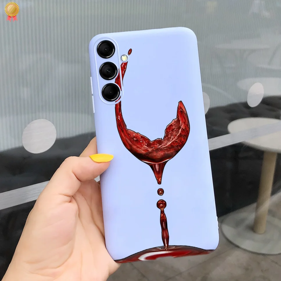 For Samsung F54 5G Cases Cute Cartoon Shockproof Black Pink Silicone For Samsung Galaxy F54 F54 5G Phone Case Bumper Funda