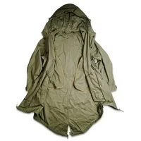 M51 American Soldier Fishtail Coat Warm Trench History Replay Jacket Winter Men's Windproof Clothing M1950 Fishtail Trench Coat 1