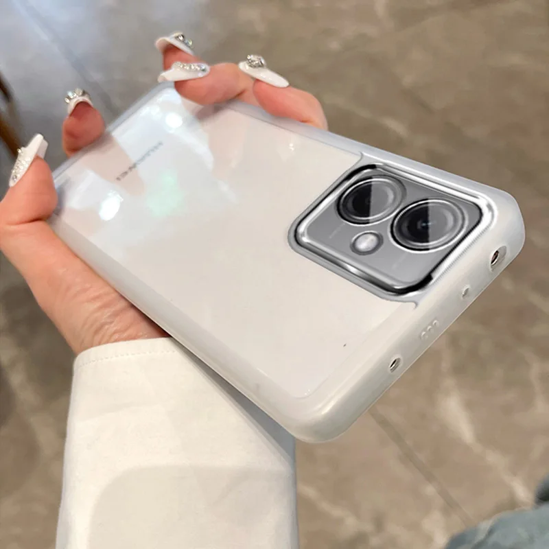 Matte Frame Telefoonhoesje Voor Redmi Note 11S 10 9S 5G 11 10S 8 Pro Plus 12 4G Lensbeschermer_voghion.com