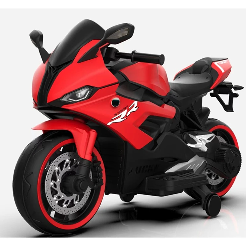 Cheap Price Kids Motorcycle Ride On Toys Electric Motorbike 12v Dual Drive Rechargeable Remote