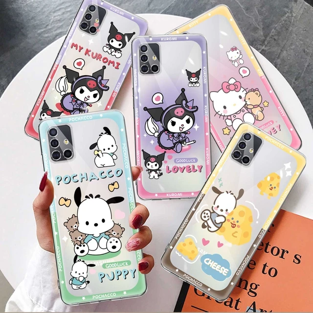 Protect Your Samsung Galaxy with the Cheese Kitty Kuromi Pochacco Cover Case by MINISO!