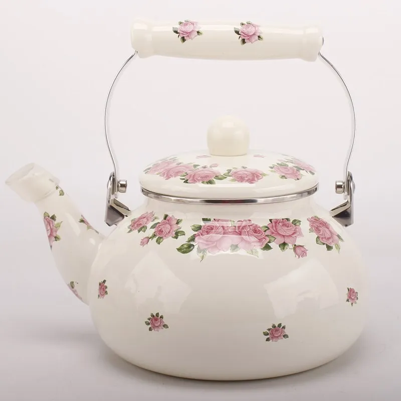 Porcelain Enamels Teapot Kettle Coffee Milk Teapot Medicine Pot Induction Cooking Gas Universal Household