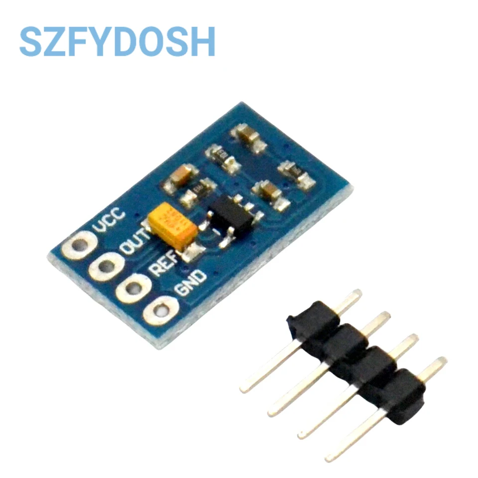 Gros plan sur la puce ENC-03RC du module gyroscope analogique GY-35-RC, idéal pour drones et projets Arduino