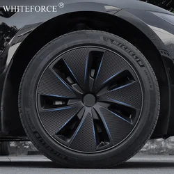 For Tesla Model 3 Highland Center Console Panel Sticker Wheel Hub Stickers Car Door Handle Stickers Car Window Lift Panel Cover