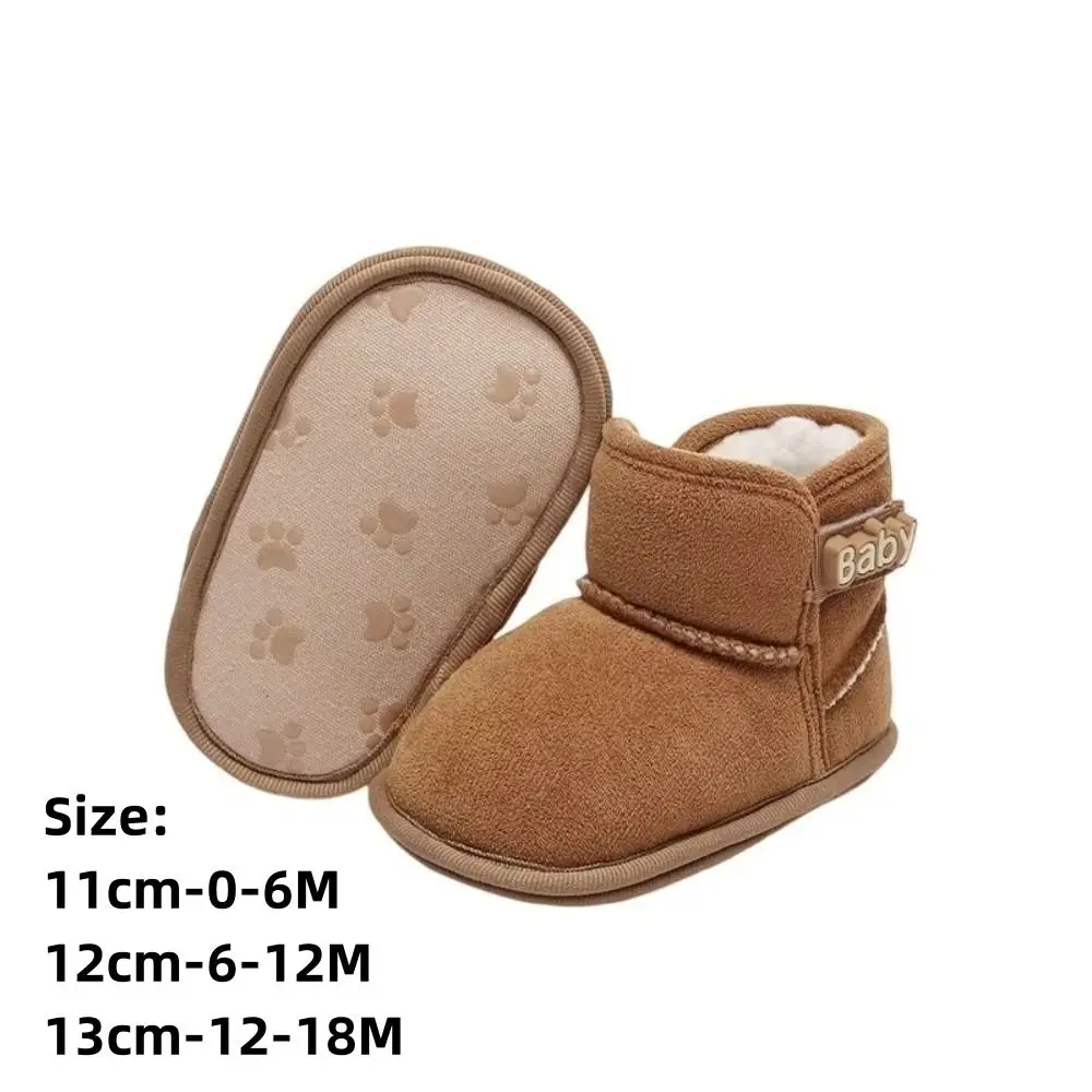 New Winter Warm Babys Snow Booties Anti-Slip Flats Newborn Shoes Soft Slipper Toddler Infant Walking Shoes Girls Boys
