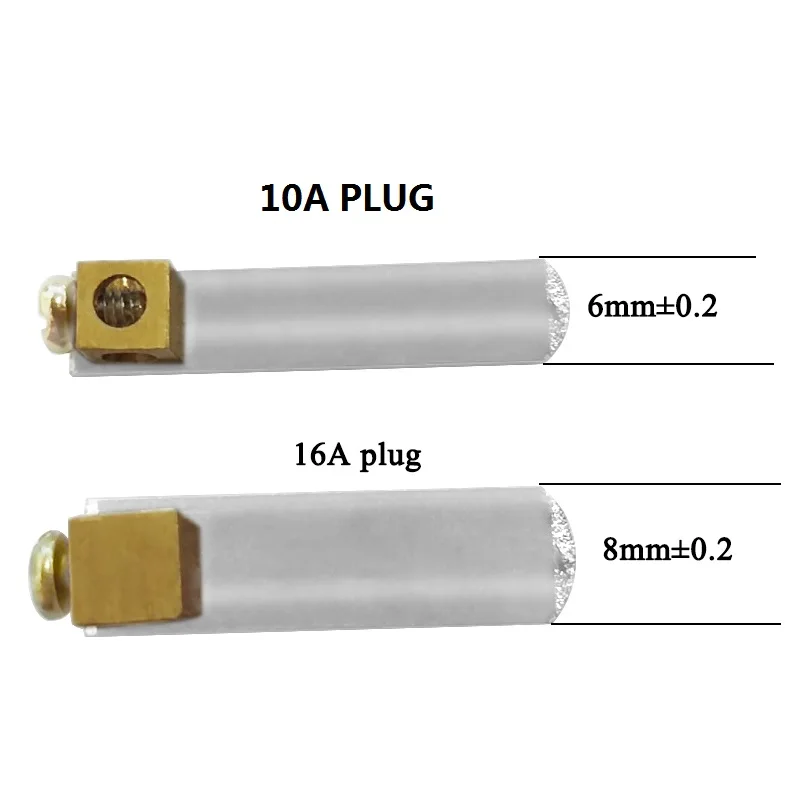 Australia standard 16A/10A 250V Three-pole power plug Detachable plug Assembly AU connection 2/5/10/20pcs
