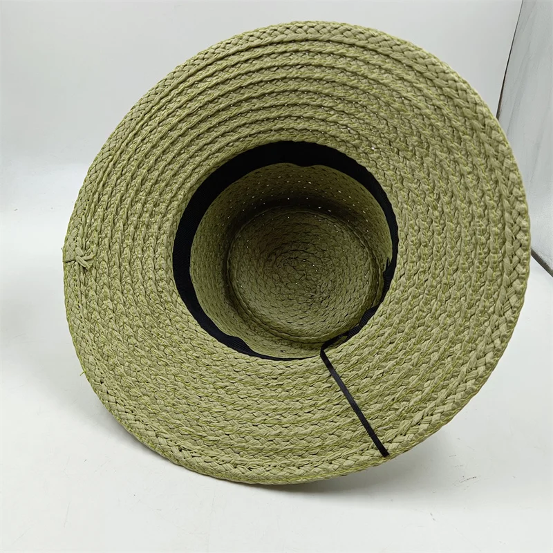 Advanced Material Beach Hat Summer Advanced New Fashion Design Sun Hat White Straw Hat Soft Hat Top Hat Neutral Hat Sun Hat Golf