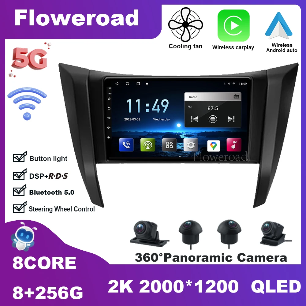 

FYT7862 Android 13 For Nissan Navara D23 IV 4 2014-2021 Radio Multimedia Video Player Navigation stereo GPS Carplay Auto 5GWiFi